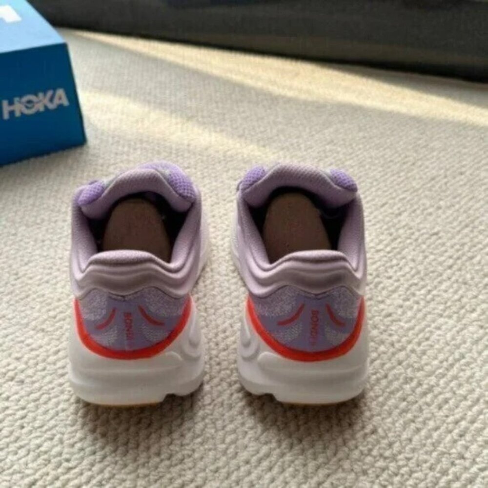 Hoka Bondi 9 Women's Sneakers lavender aster flower starlight glow NEW size 6.5 - Picture 4 of 10
